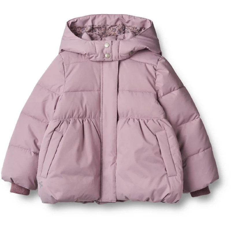 Wheat Soft Lilac Puffer Jacket Karla