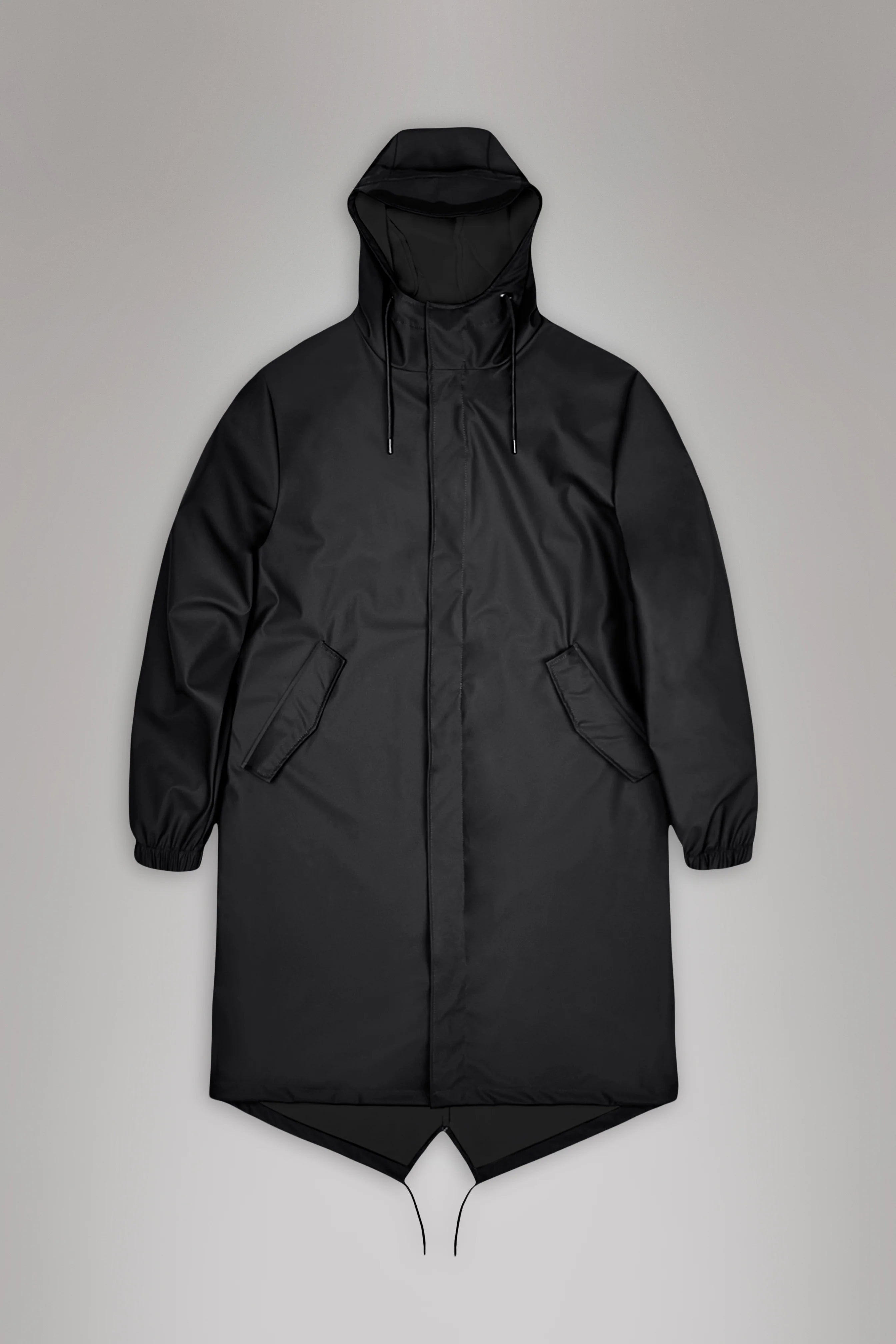 Black Fishtail Parka