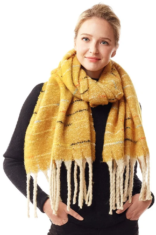 Fuzzy Oblong Scarf