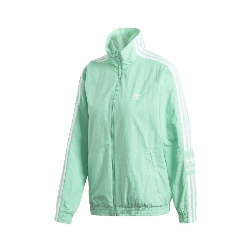 Adidas Womens Track Windbreaker Jacket, Green, X-Small