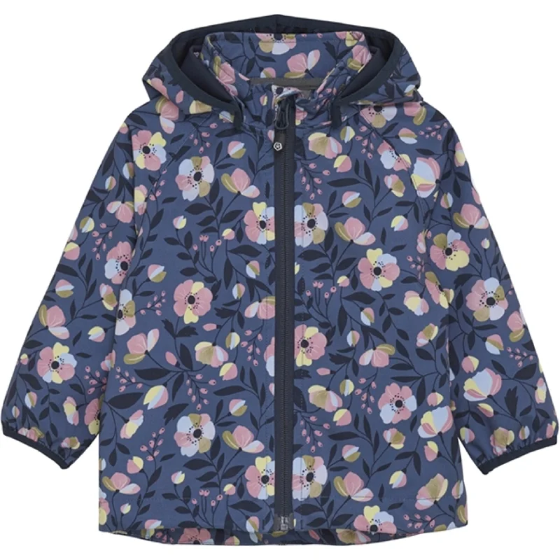 Color Kids Softshell Jacket AOP Foxglove