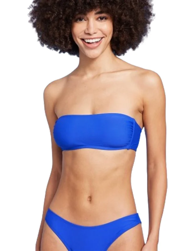 Women's Bandeau Bikini Top,Dark Blue