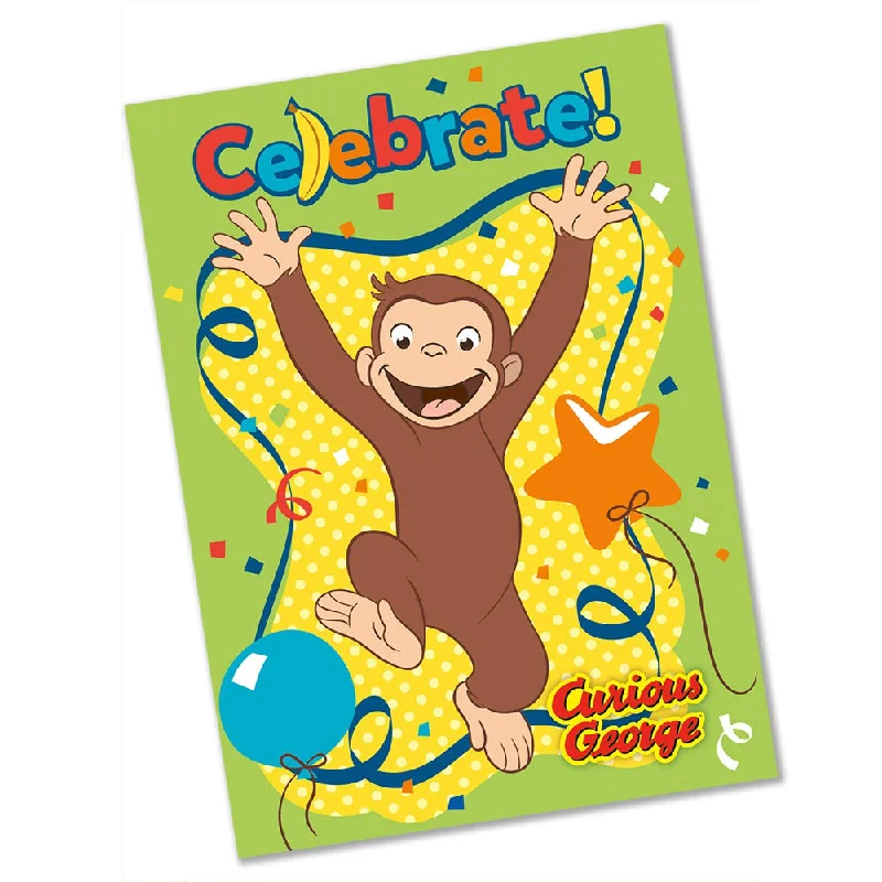 CURIOUS GEORGE INVITATIONS (8 PK)