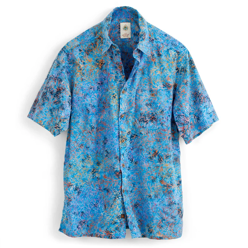 Cosmic Coral Batik Shirt