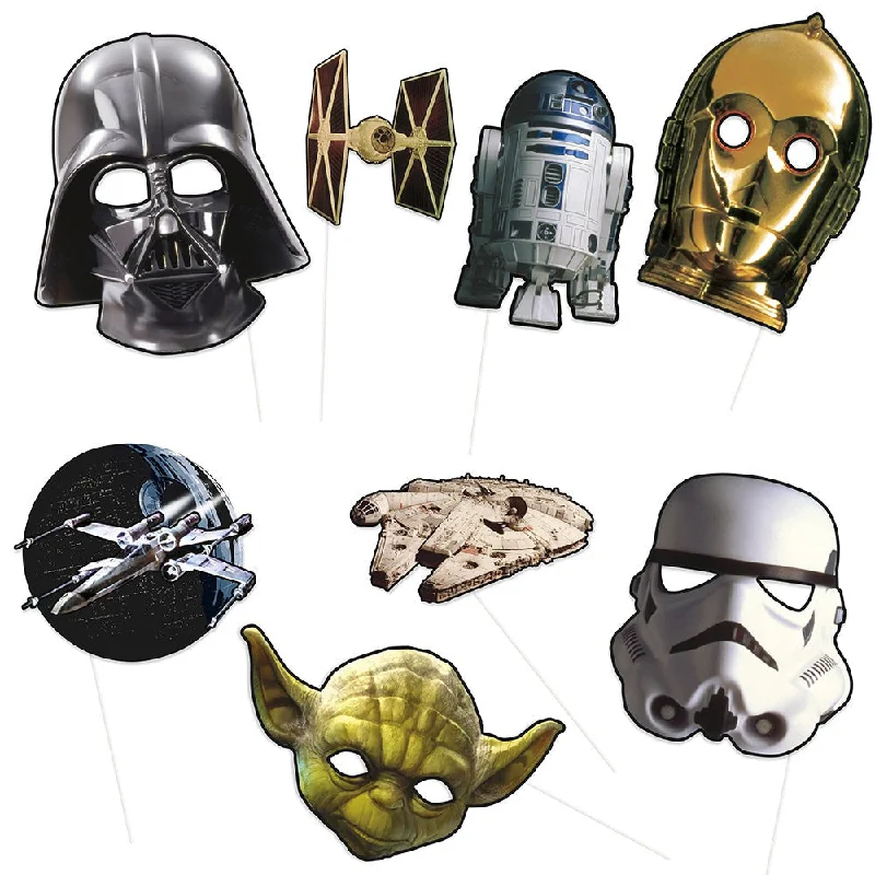 STAR WARS PHOTO BOOTH PROPS (8 PK)