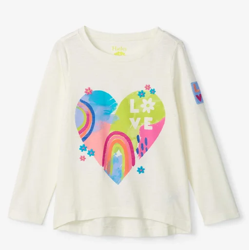 Hatley Heart Long Sleeve T-Shirt