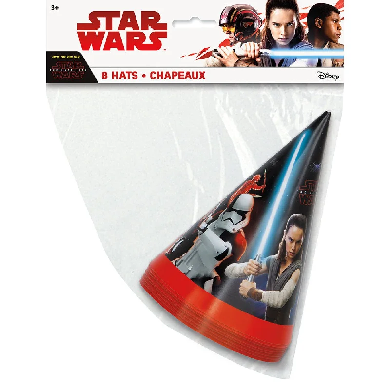 STAR WARS EPISODE VIII PARTY HATS (8 PK)