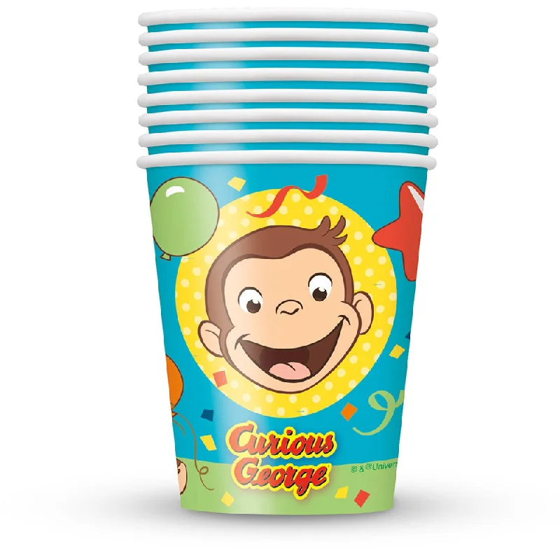 9 oz. CURIOUS GEORGE PAPER CUPS (8 PK)