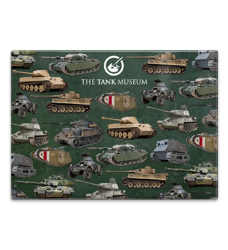 Tank Montage Metal Fridge Magnet