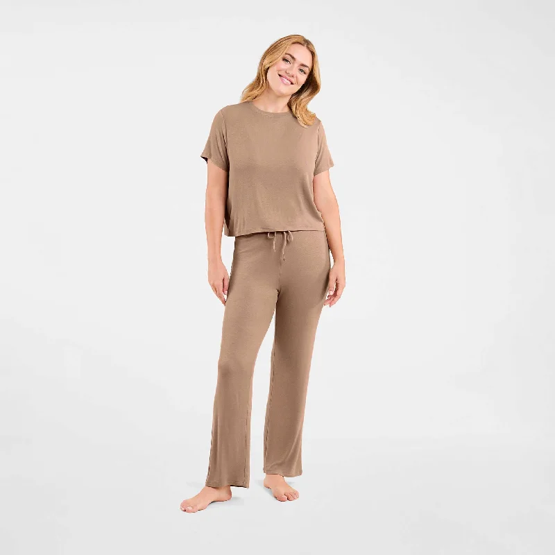 Ribbed Pajama Set | Cinnamon