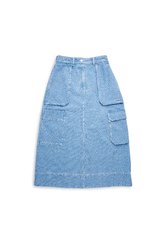 Denim A-Line Skirt