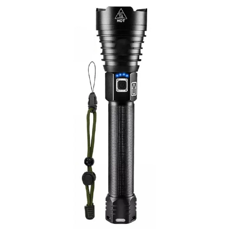 XHP360 Led Flashlight 18650 Rechargeable Torch Usb Powerful Tactical Flash Light Zoomable Hunting Lantern Waterproof Hand Lamp