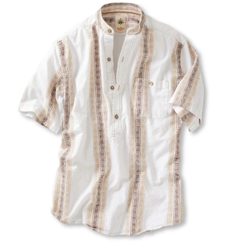 Mullumbimby Jacquard Front Henley