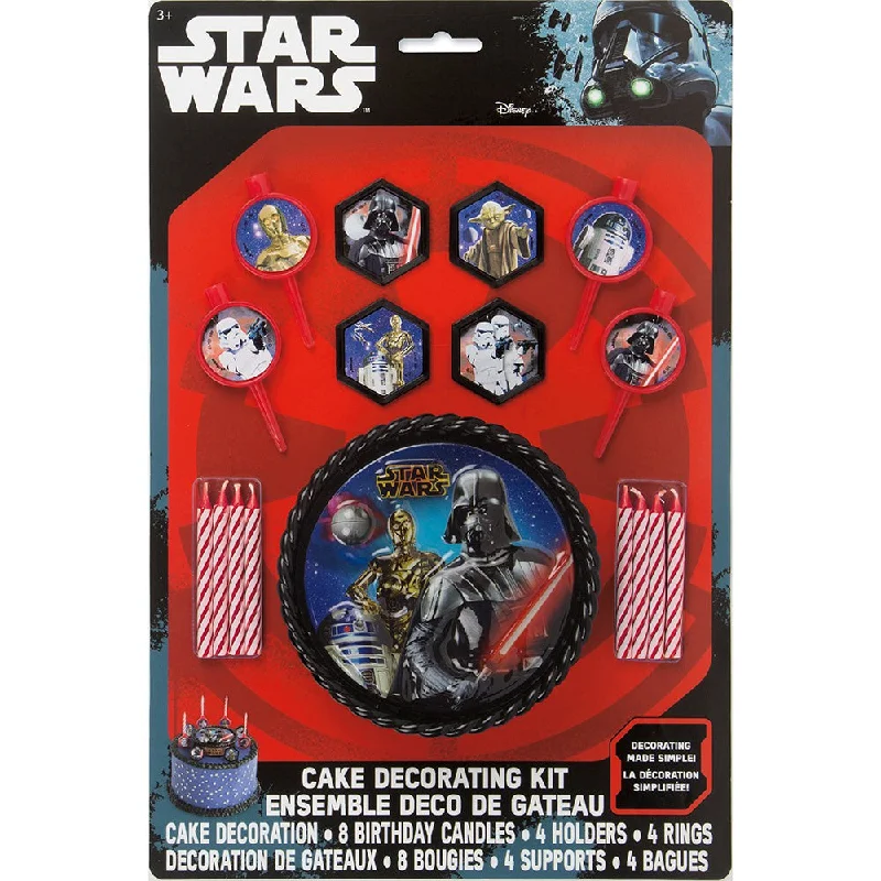 STAR WARS CAKE DECORATING KIT (17 PK)