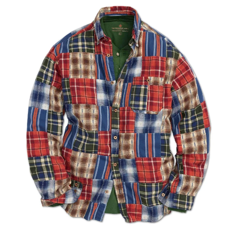 Emerson Patchwork Plaid Shirt