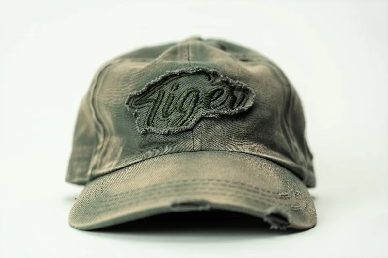 Tiger Frayed Cap