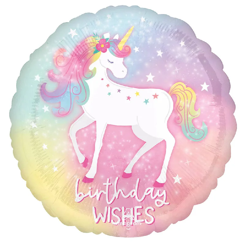 17 inch ENCHANTED UNICORN BIRTHDAY