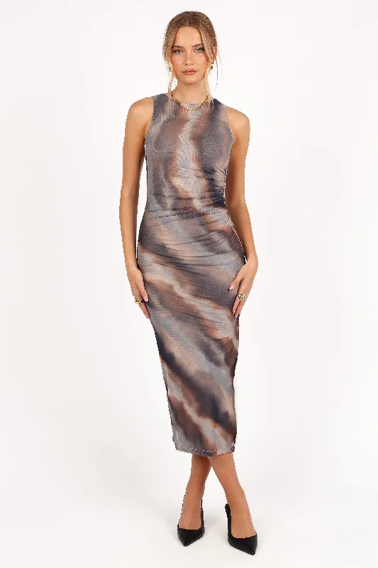 Rylee Midi Dress - Tie Dye