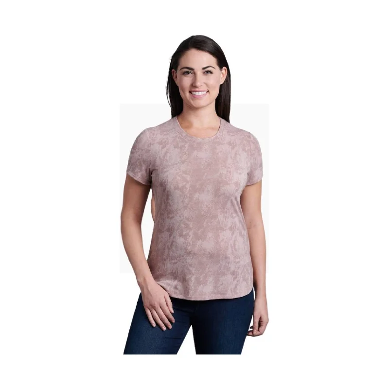 Kuhl Women's Konstance Short Sleeve Tee - Rose Ash Print - ONLINE STORE CREDIT/EXCHANGE ONLY