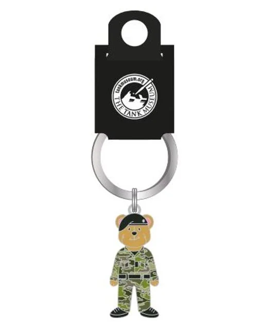 Commander Bear Camo Keyring