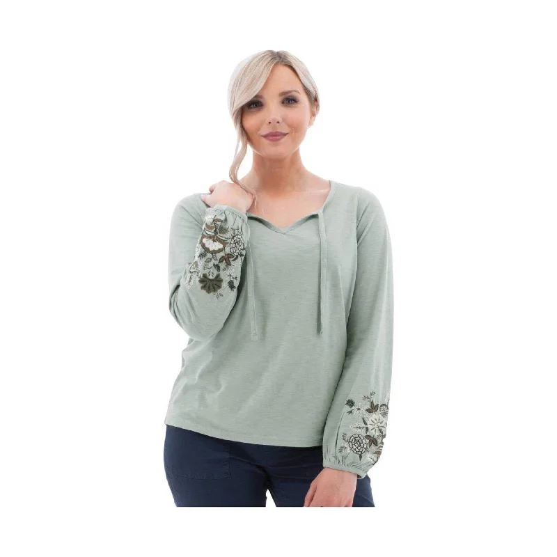 Aventura Women's Kateri Long Sleeve Top - Grey Mist - ONLINE STORE CREDIT/EXCHANGE ONLY