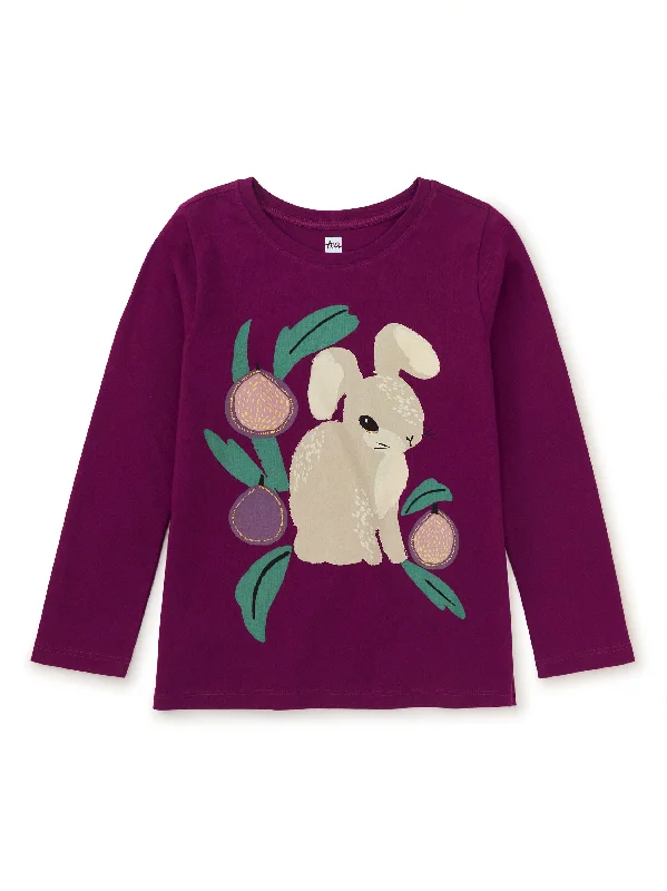 Tea Angora Bunny Graphic Tee