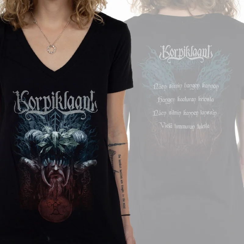 Korpiklaani "Wayfarer V-neck" Girls T-shirt