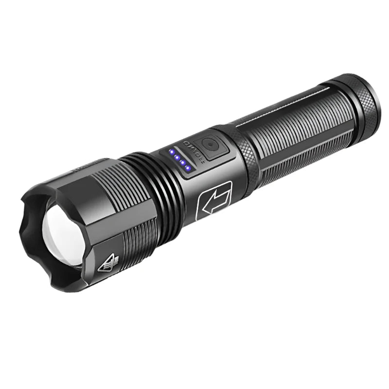 4 Core Led Flashlight Aluminum Alloy XHP70.2 XHP50.2 Tactical Hunting Torch Usb Rechargeable Zoomable Lantern 18650 Battery