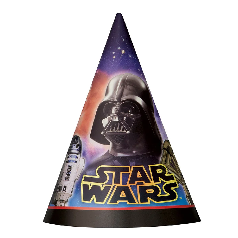 STAR WARS PARTY HATS (8 PK)