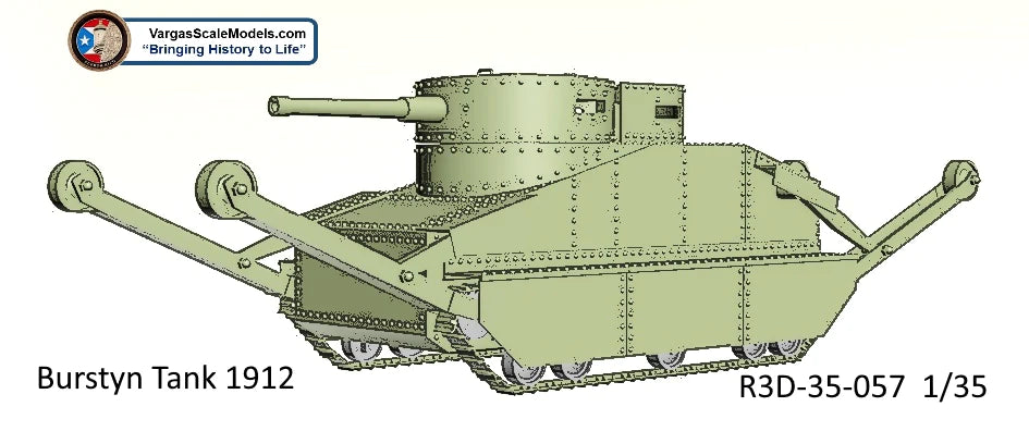 Luis Vargas 1/35 Burstyn Motorgeschütz 1912