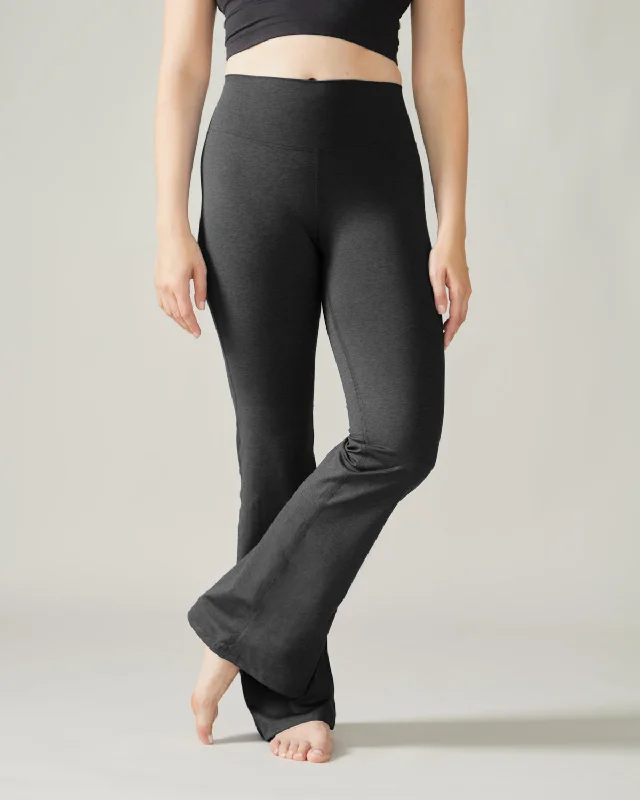 TGIF Wide Leg Yoga Pants - Total Eclipse