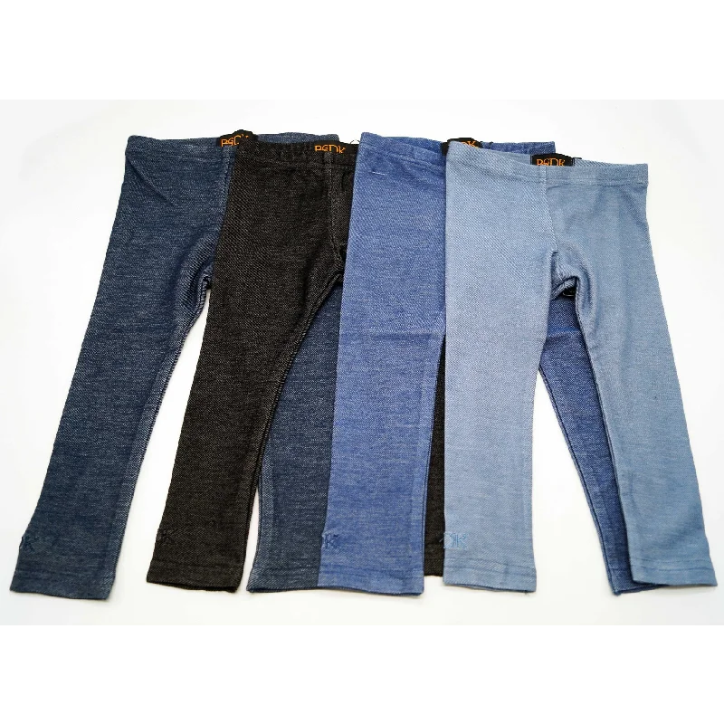 Kids Cotton Denim Leggings