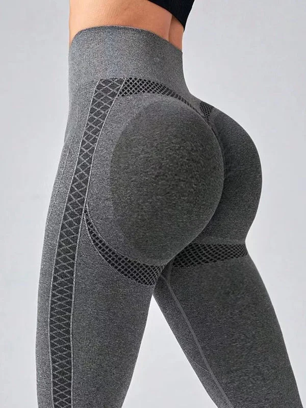 ZASUWA Female Push-up Scrunch Bum Seamless Leggings