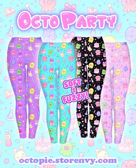 OctoParty Velvet Leggings