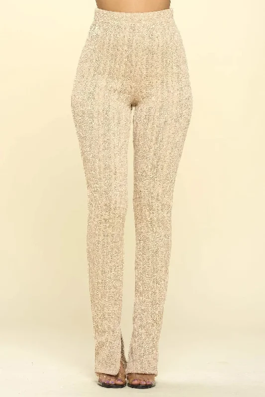 Knit High Rise Leggings