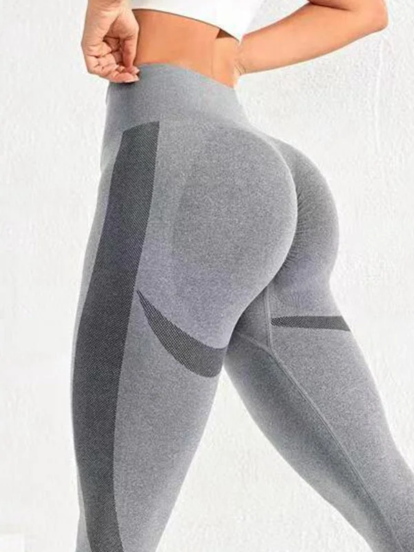 ZASUWA Female Push Up Seamless Scrunch Bum Booty Leggings